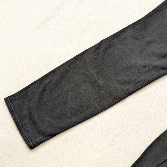 NYDJ Not Your Daughters Jeans Ami Skinny Size 8 Faded Black Stretch Denim USA - Picture 10 of 16